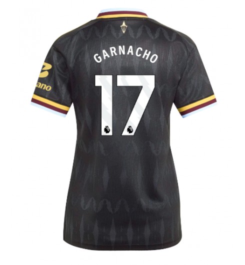 Aston Villa Alejandro Garnacho #17 Venkovní Dres pro Dámské 2026-27 Krátký Rukáv Aston Villa Alejandro Garnacho #17 Venkovní Dres pro Dámské 2026-27 Krátký Rukáv